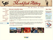 Tablet Screenshot of monkfish-abbey.org